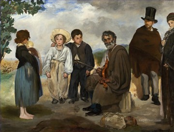 Music Painting - The old musician Eduard Manet